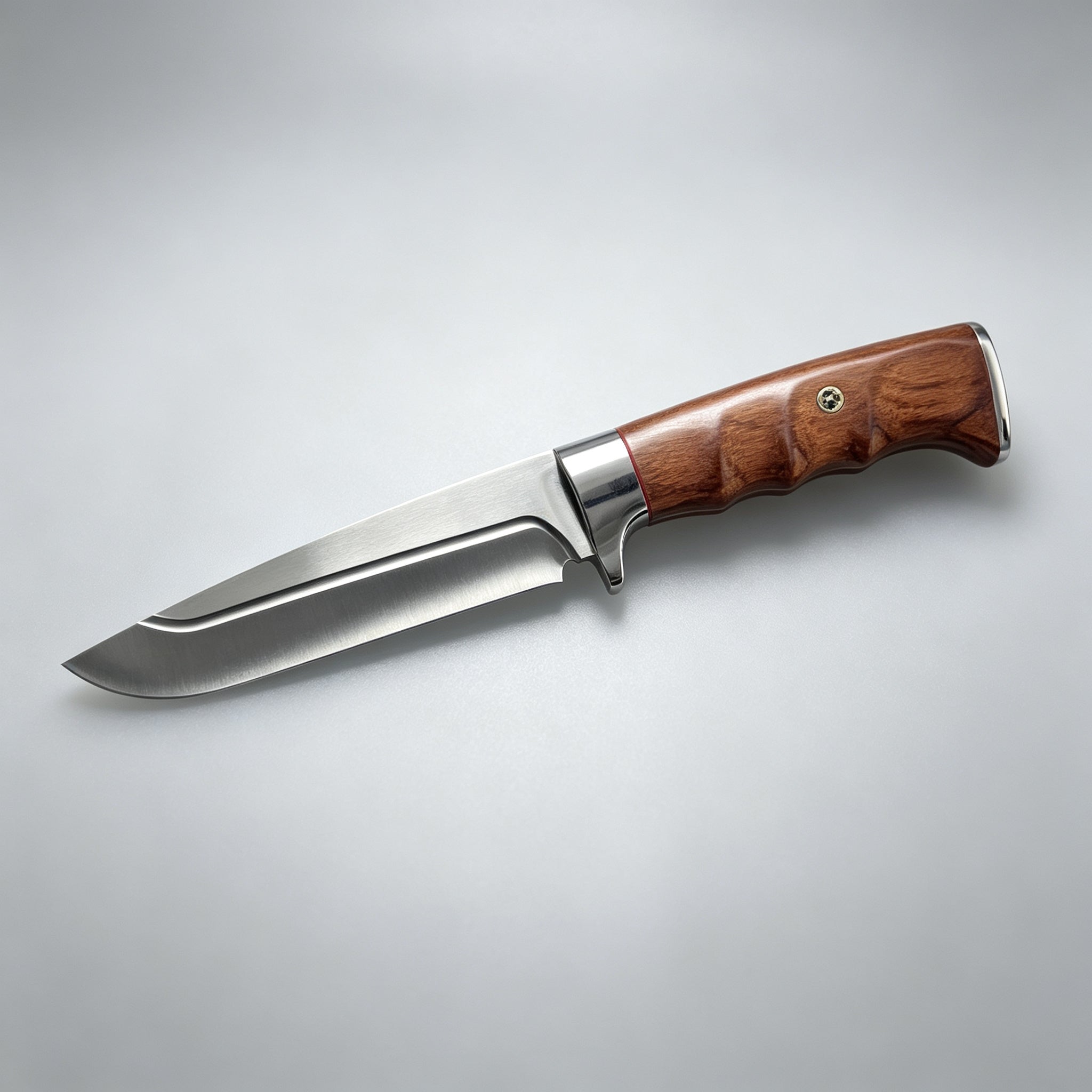 J23 Fixed Blade Outdoor Knife - 3R13 Stainless Steel Bone Handle 370mm
