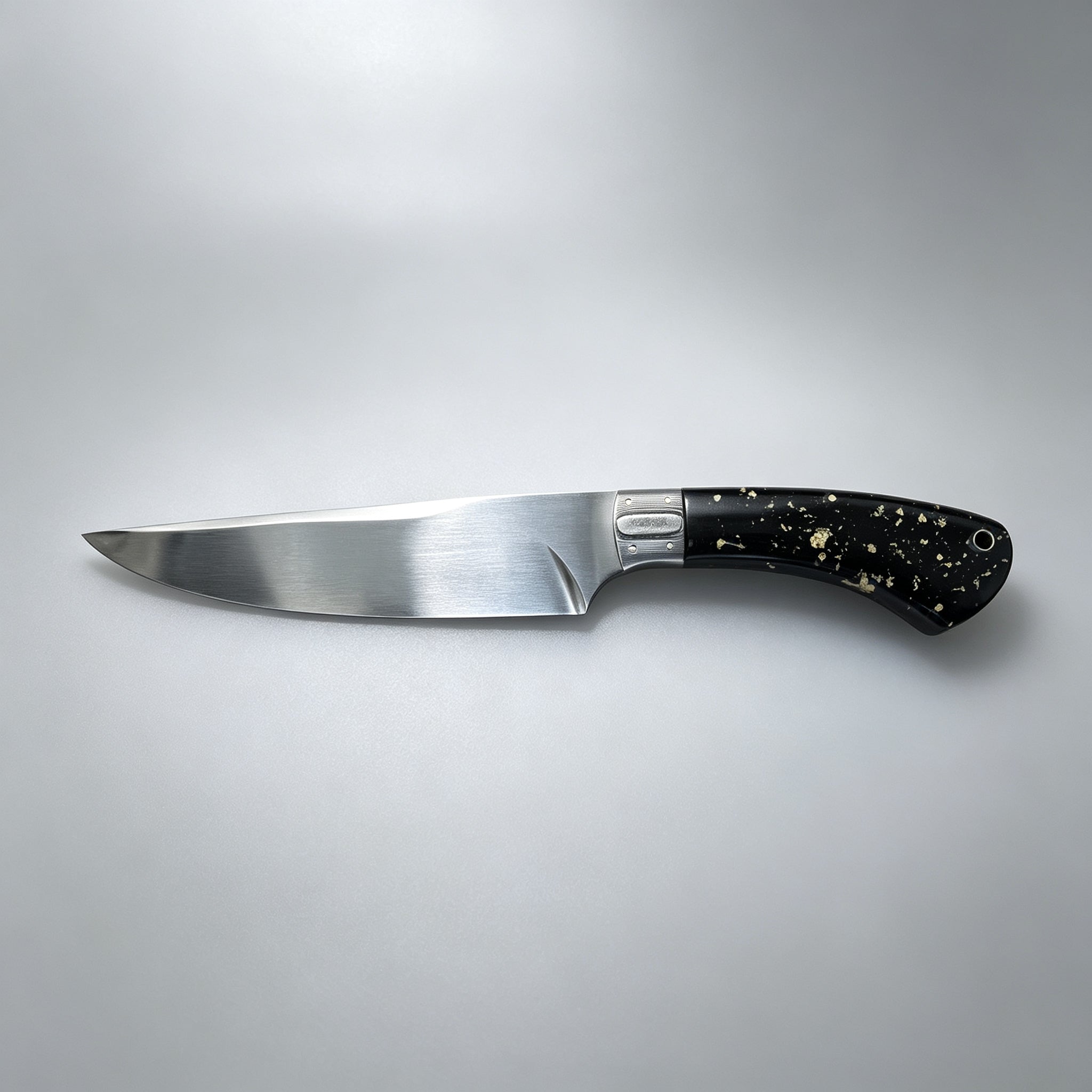 J24 Damascus Fixed Blade Knife - 3R13 Damascus Steel 320mm