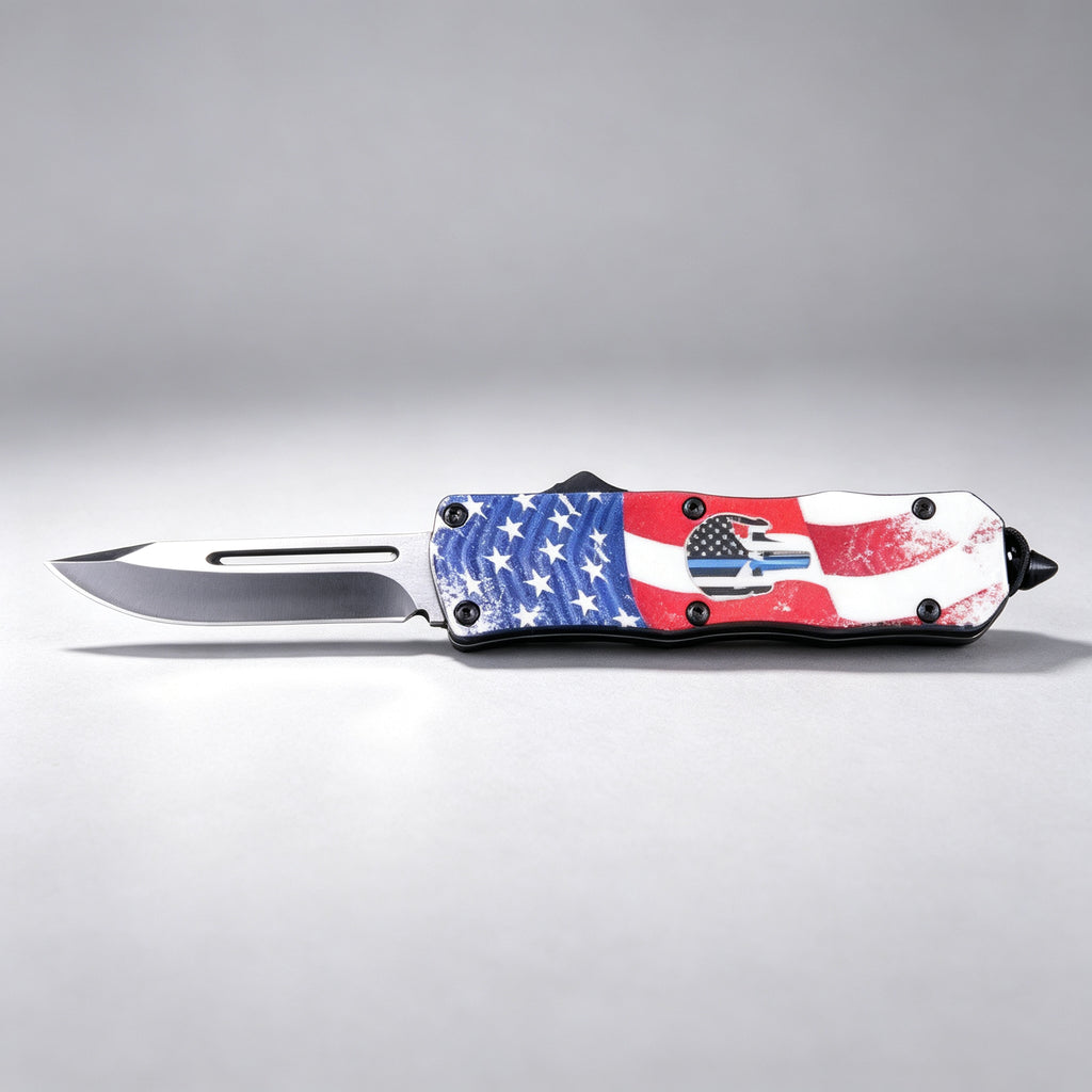 F146 Folding Knife Double-Edge Serrated – 170mm · 210g