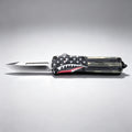 F139 Folding Knife Double-Edge Serrated – 170mm · 227g