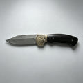 T-03 Folding Knife – D2, Copper & Black Wood