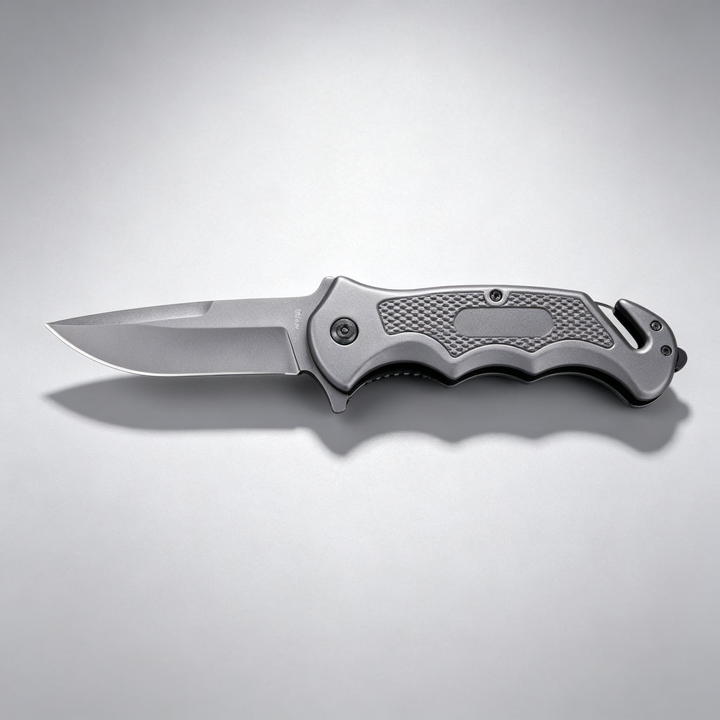 F158 Folding Knife Double-Edge Serrated – 207mm · 258g