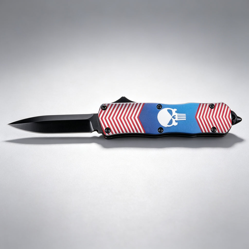 F146-2 Folding Knife Double-Edge Serrated – 170mm · 210g