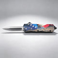 F145-9 Folding Knife Double-Edge Serrated – 170mm · 210g