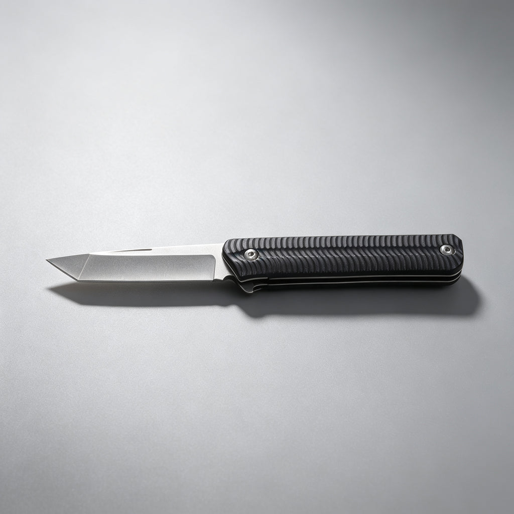F220 Bearing Folding Knife Black Handle – 226mm · 162g
