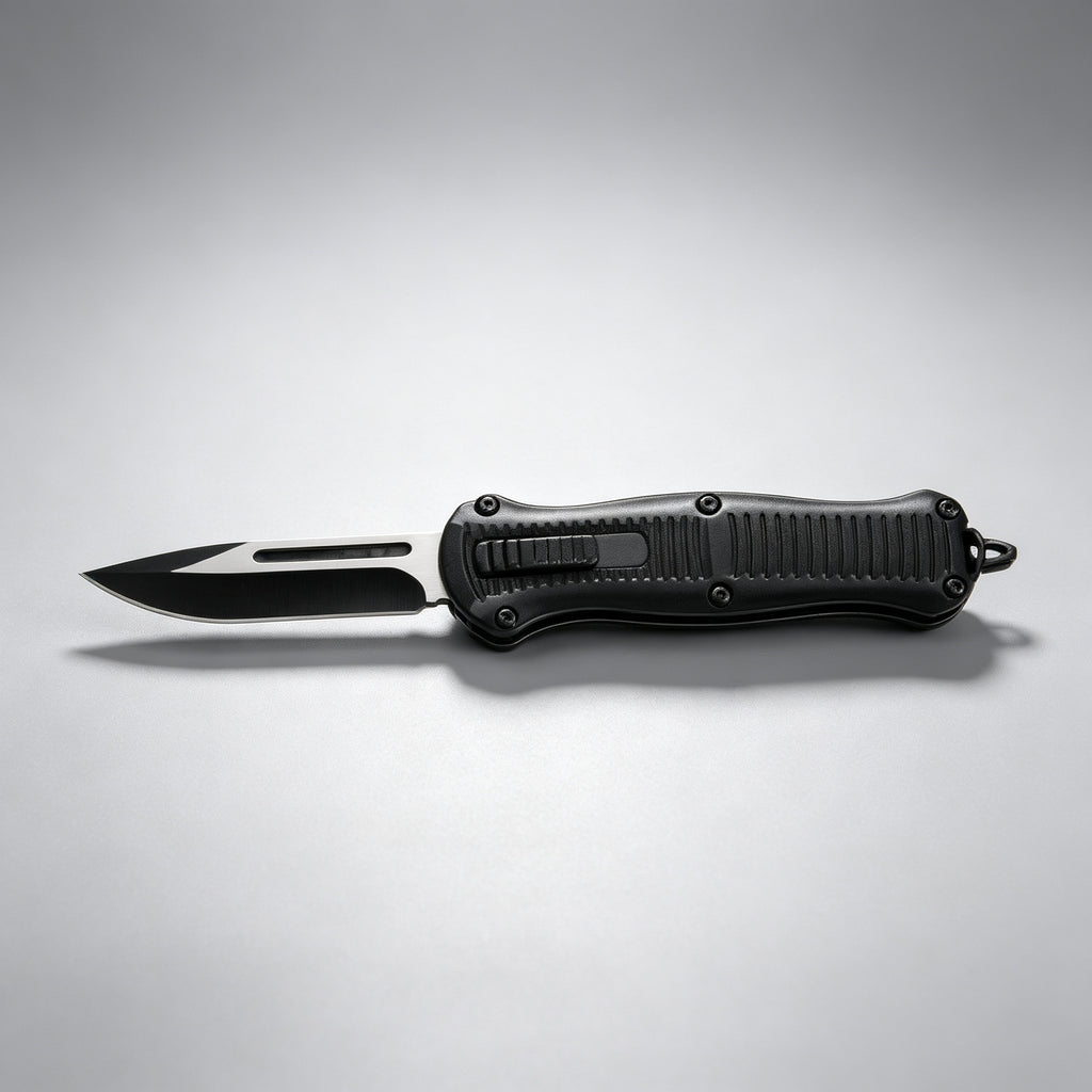 F180. Folding Knife Double-Edge Small – 168mm · 129g
