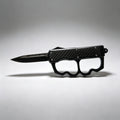 F138 Folding Knife Double-Edge Serrated – 170mm · 199g