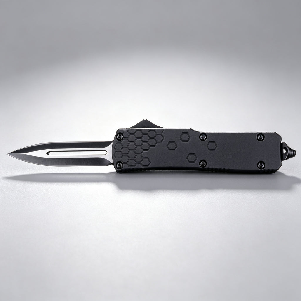 F153 Folding Knife Double-Edge Serrated – 165mm