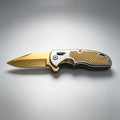 PH05 Folding Knife – Gold Titanium
