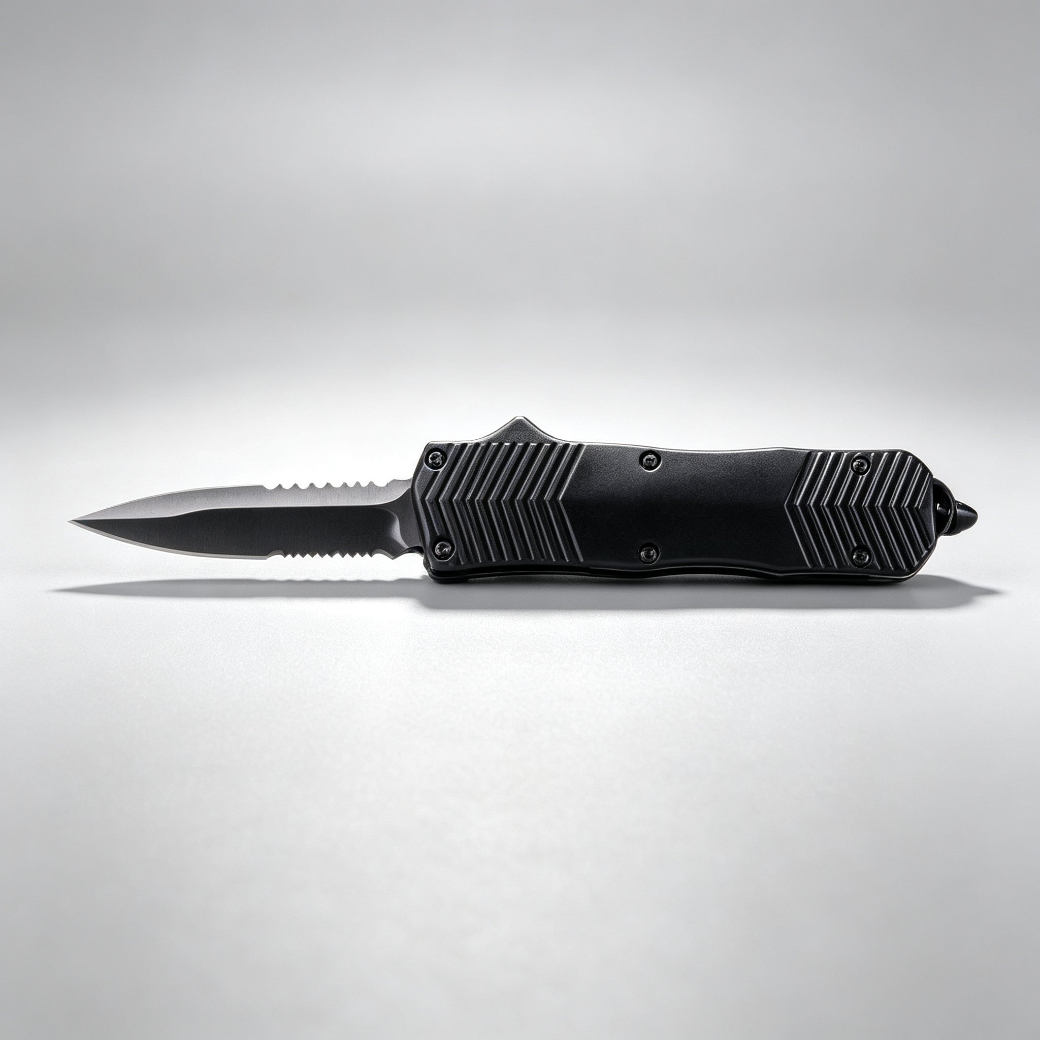 F145-10 Folding Knife Double-Edge Serrated – 170mm · 210g