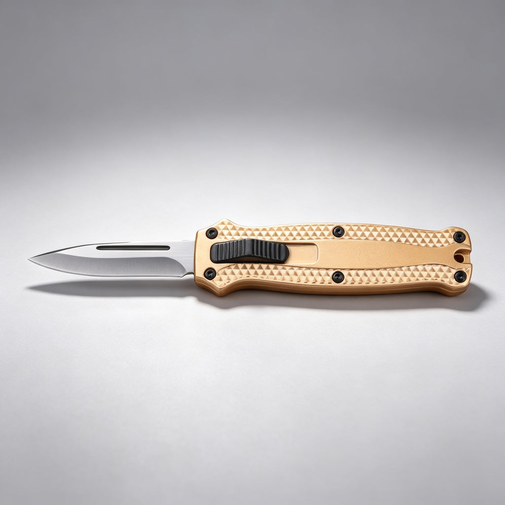 F147 Folding Knife Double-Edge White – 130mm · 59.5g
