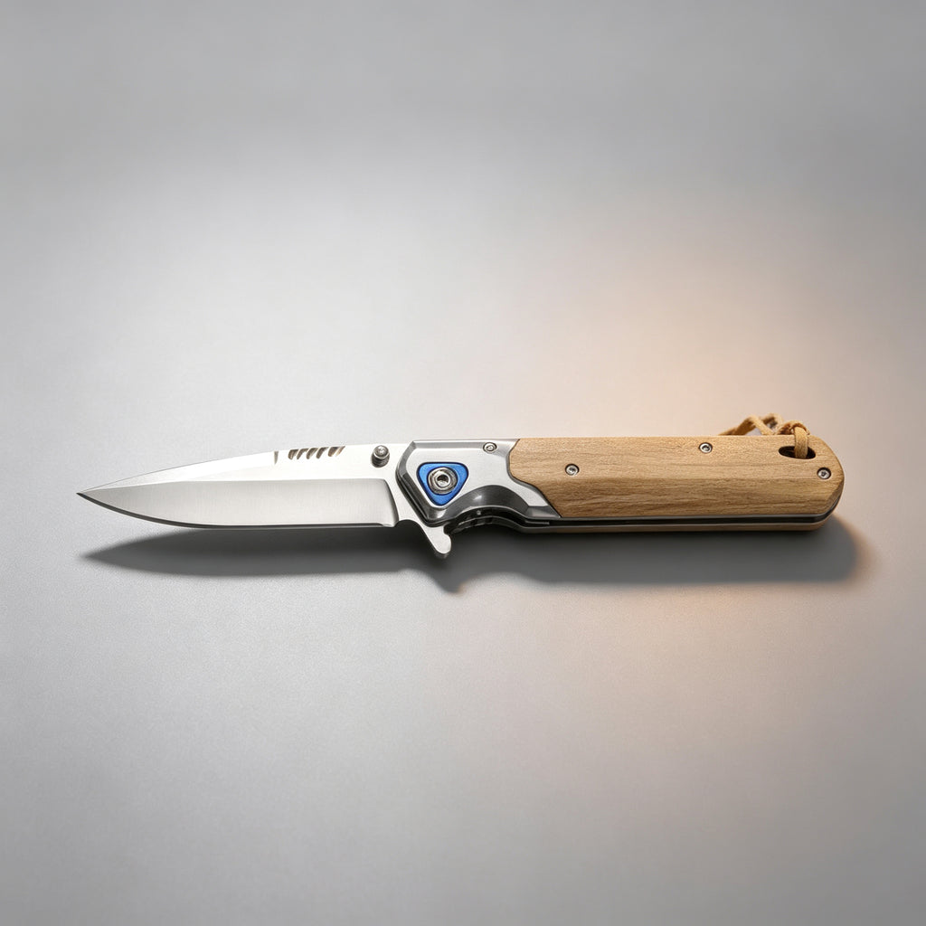 F213 Bearing Folding Knife Black Handle – 200mm · 142g
