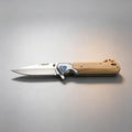 F213 Bearing Folding Knife Black Handle – 200mm · 142g
