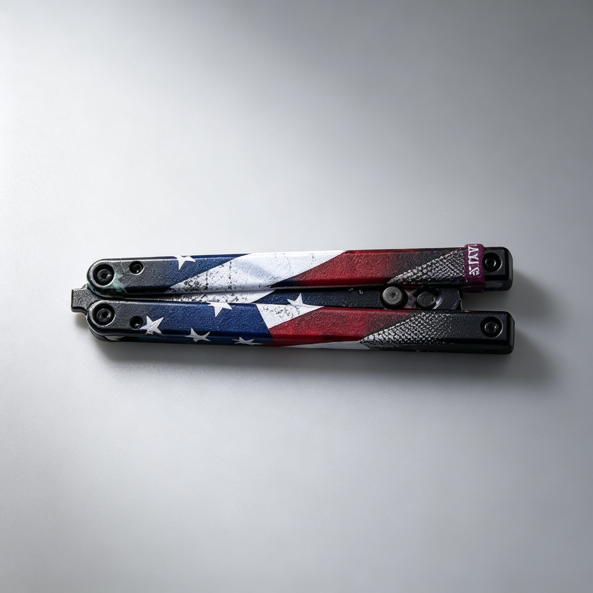 PH02-2 Butterfly Knife – USA Flag