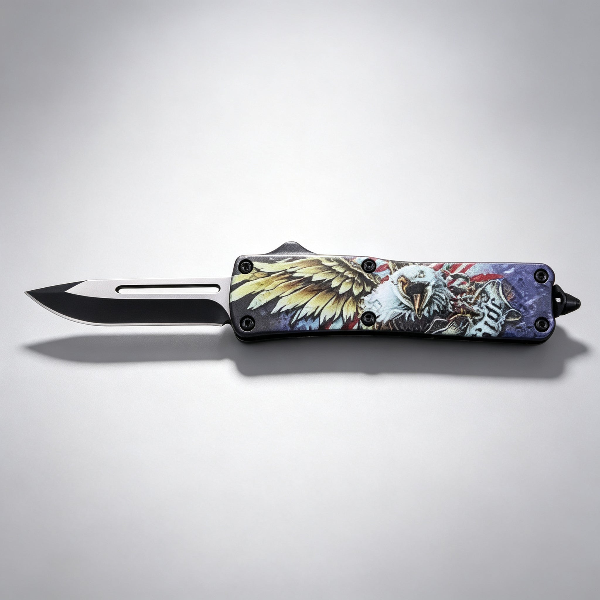 F145-2 Folding Knife Double-Edge Serrated – 170mm · 210g