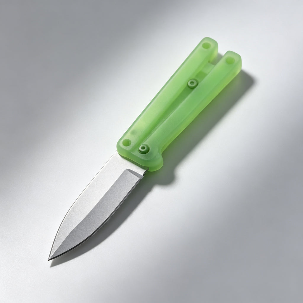 PH01 Butterfly Knife – Green Pattern