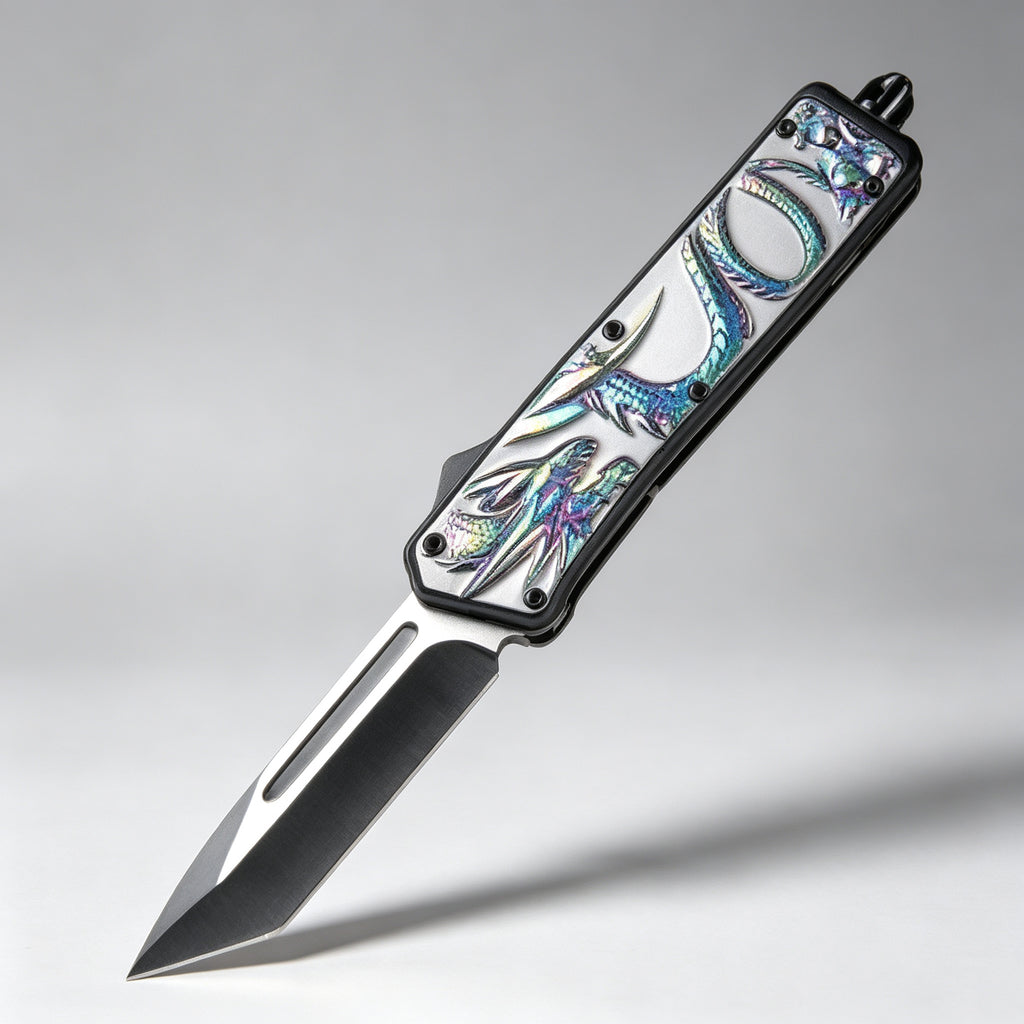 F185 Folding Knife Double-Edge Large – 227mm · 220g