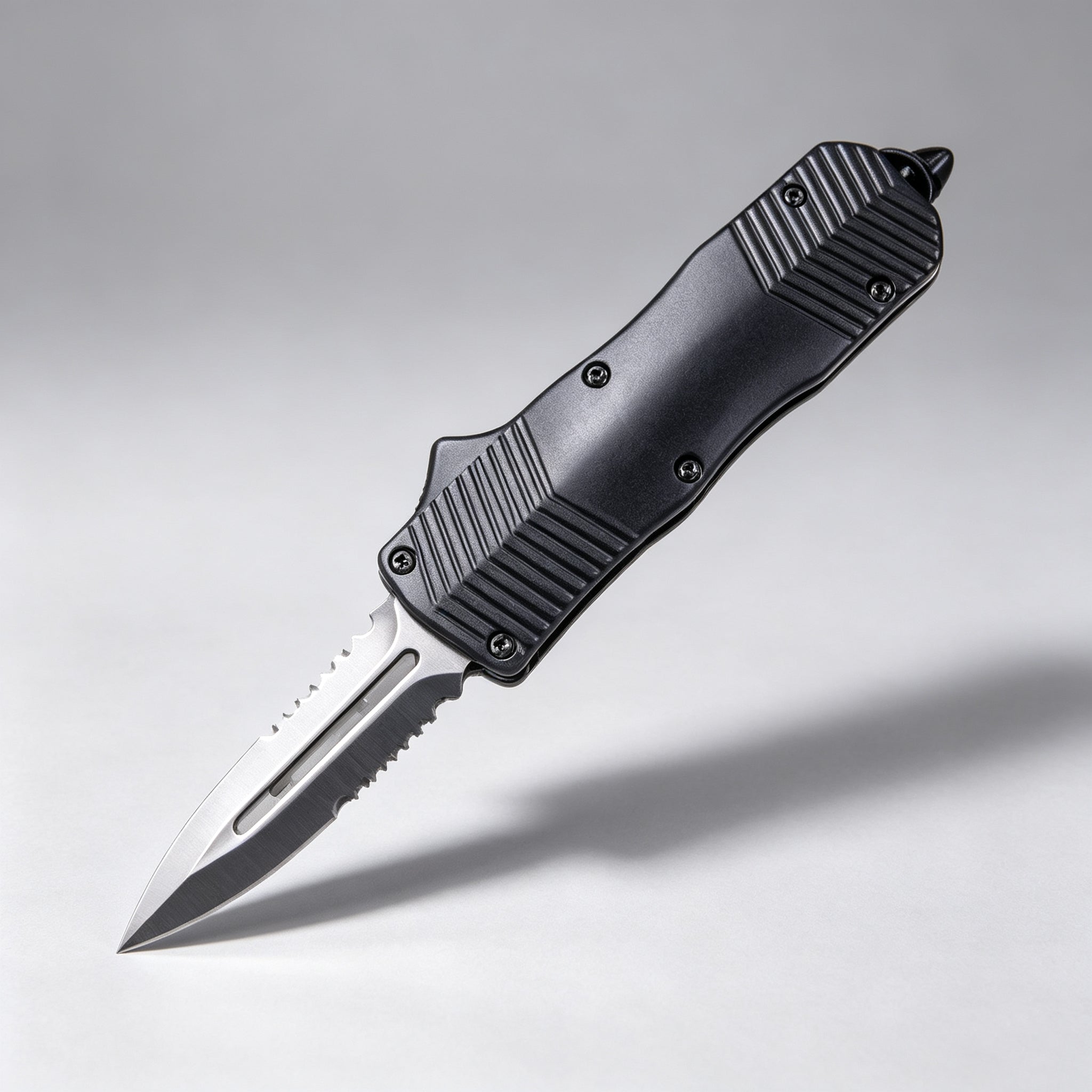 F145-10 Folding Knife Double-Edge Serrated – 170mm · 210g