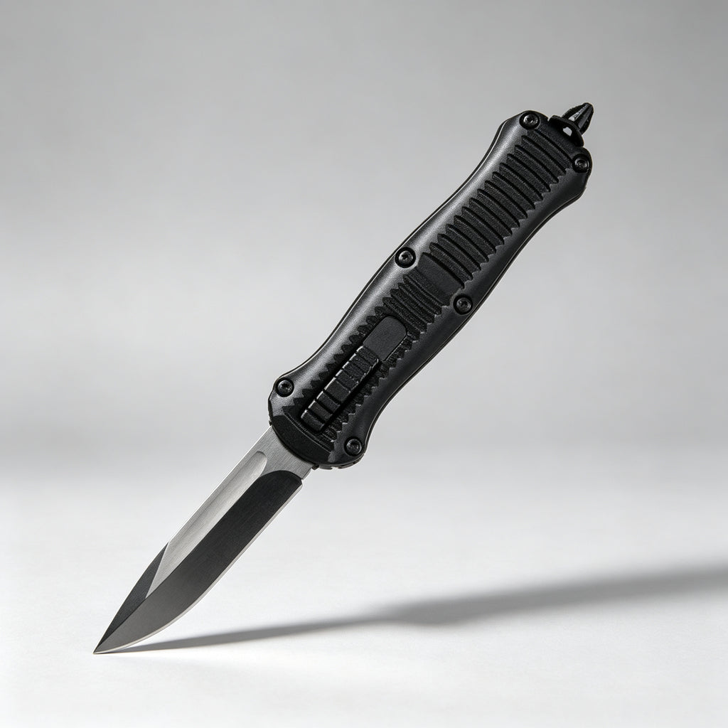 F180. Folding Knife Double-Edge Small – 168mm · 129g