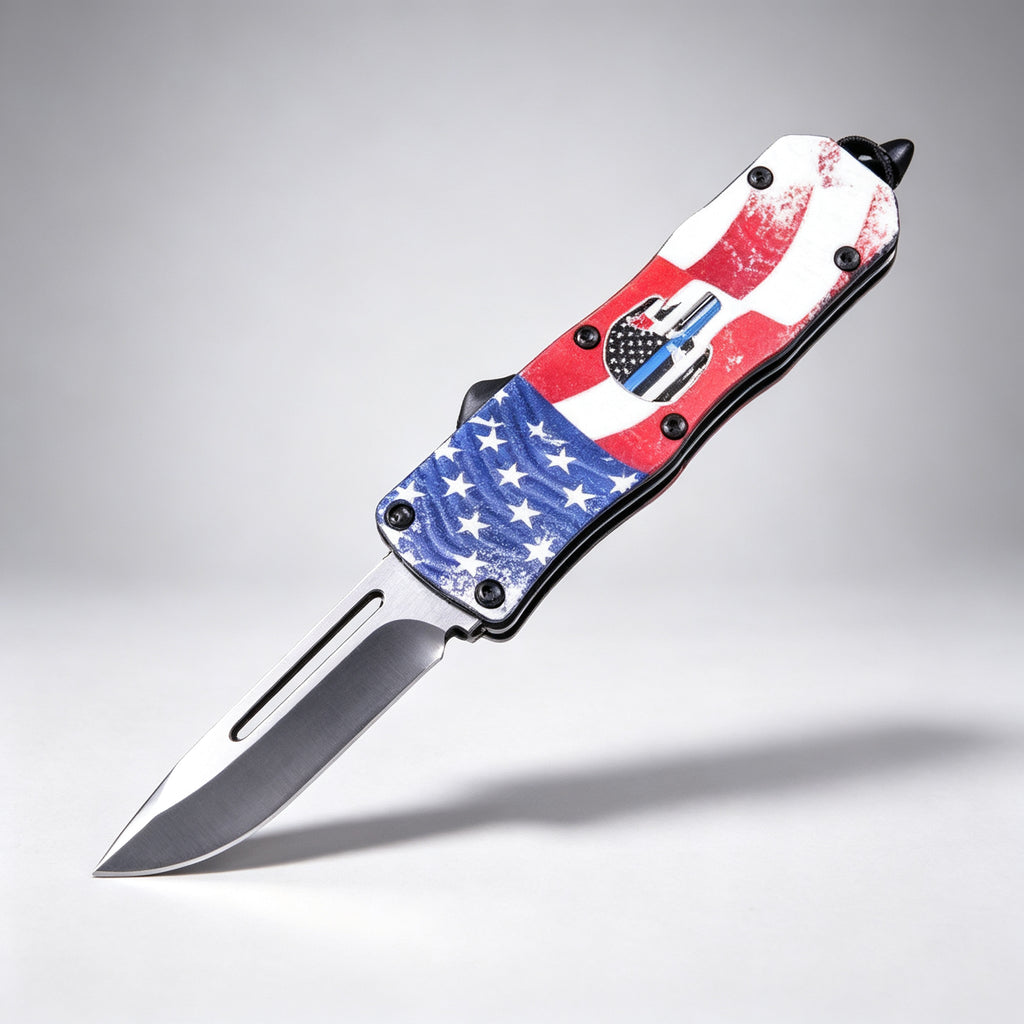 F146 Folding Knife Double-Edge Serrated – 170mm · 210g