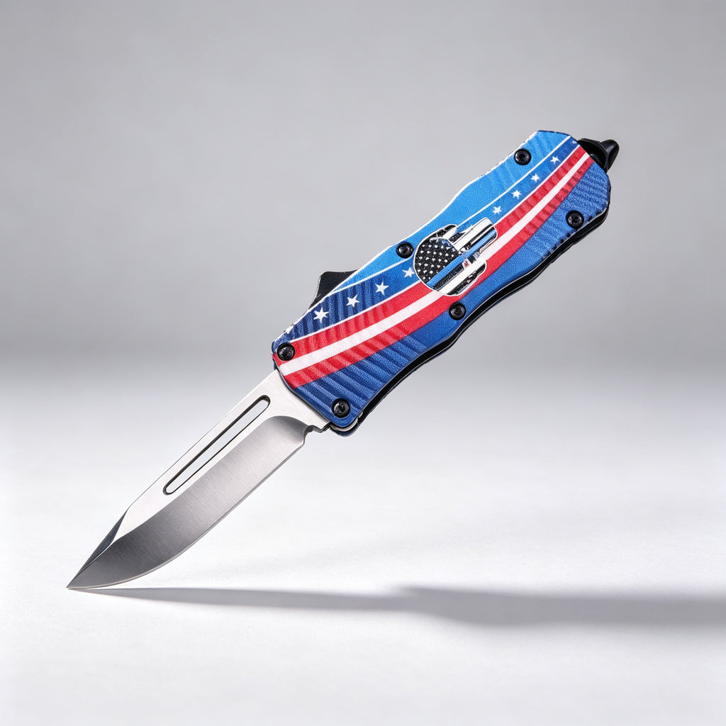 F146-4-2 Folding Knife Double-Edge Serrated – 170mm · 210g