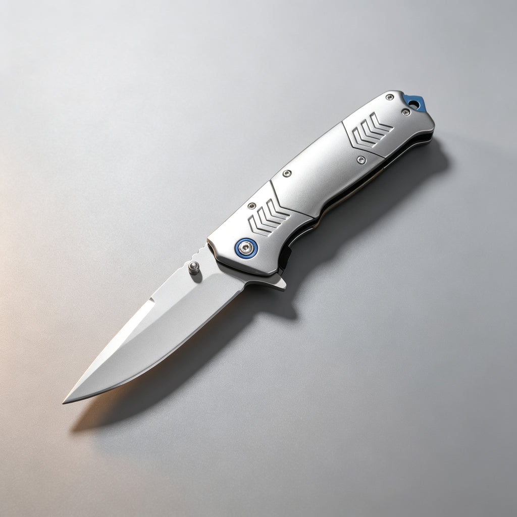 F220 Bearing Folding Knife Red Handle – 226mm · 162g