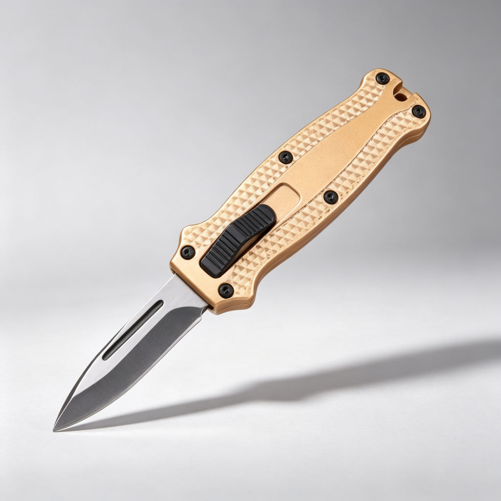 F147 Folding Knife Double-Edge White – 130mm · 59.5g