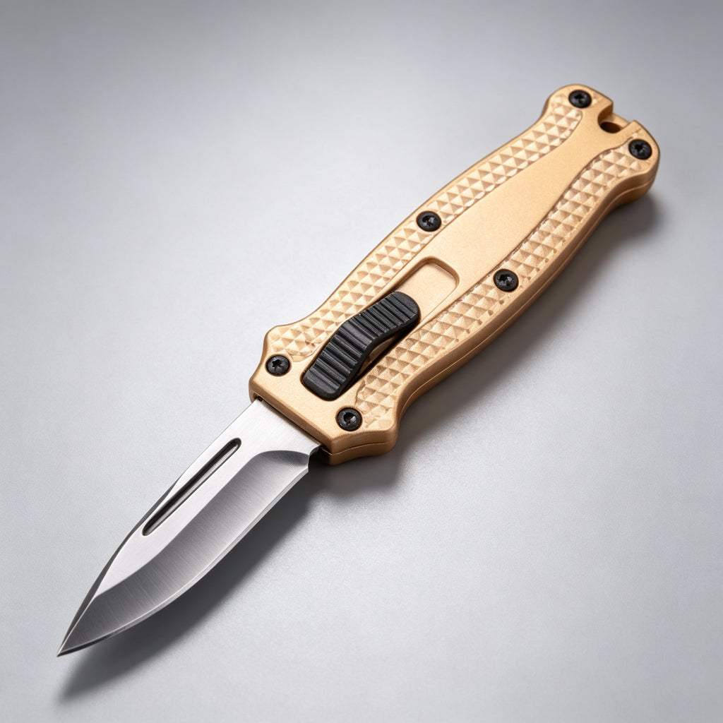 F147 Folding Knife Double-Edge White – 130mm · 59.5g