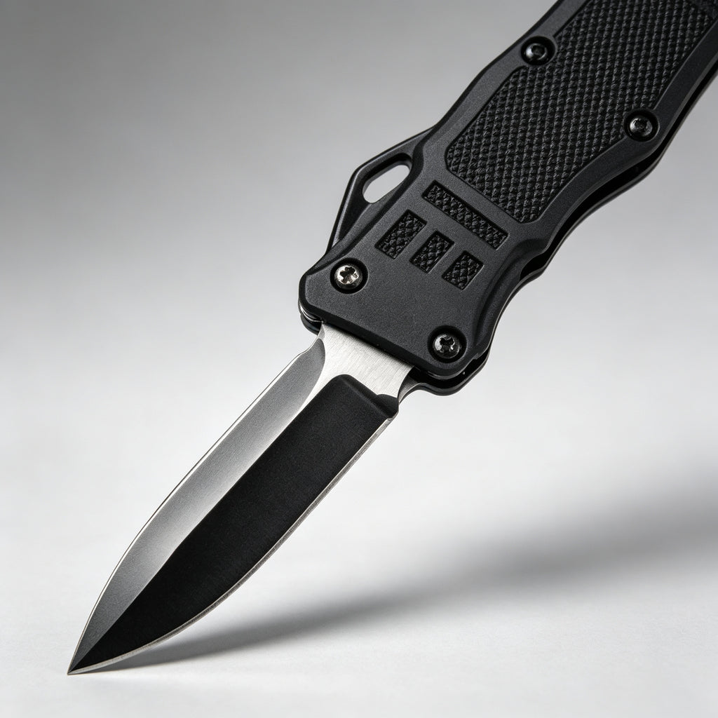F181. Folding Knife Double-Edge Large – 216mm · 235g