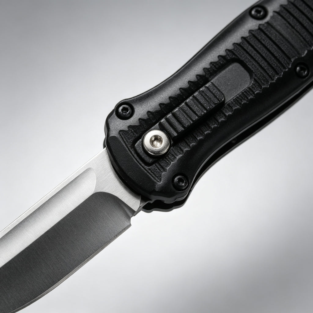 F180. Folding Knife Double-Edge Small – 168mm · 129g