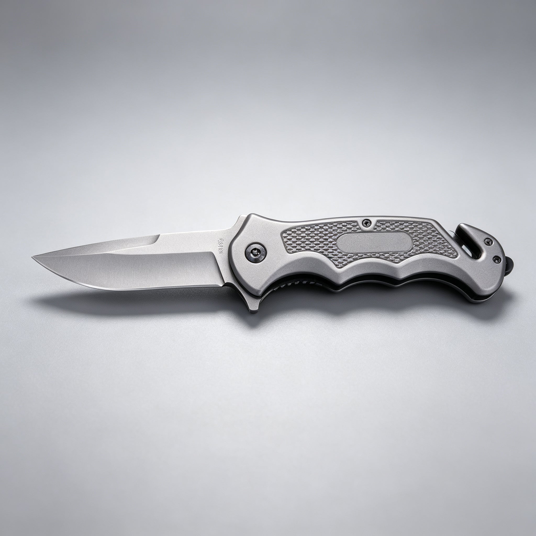 F158 Folding Knife Double-Edge Serrated – 207mm · 258g