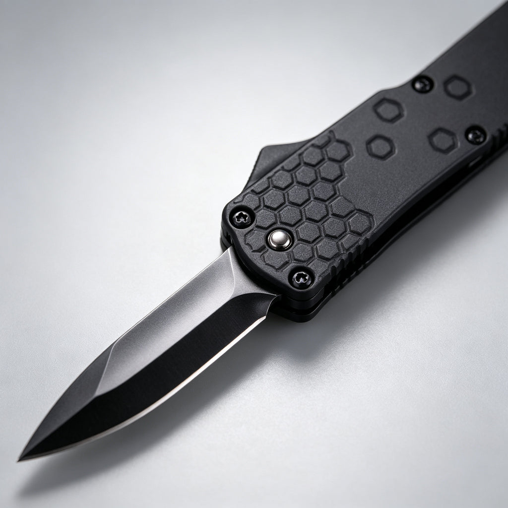 F153 Folding Knife Double-Edge Serrated – 165mm