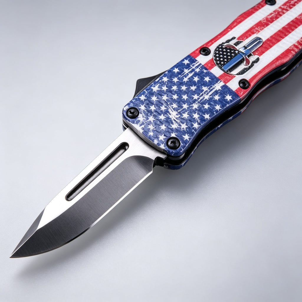 F146-3 Folding Knife Double-Edge Serrated – 170mm · 210g