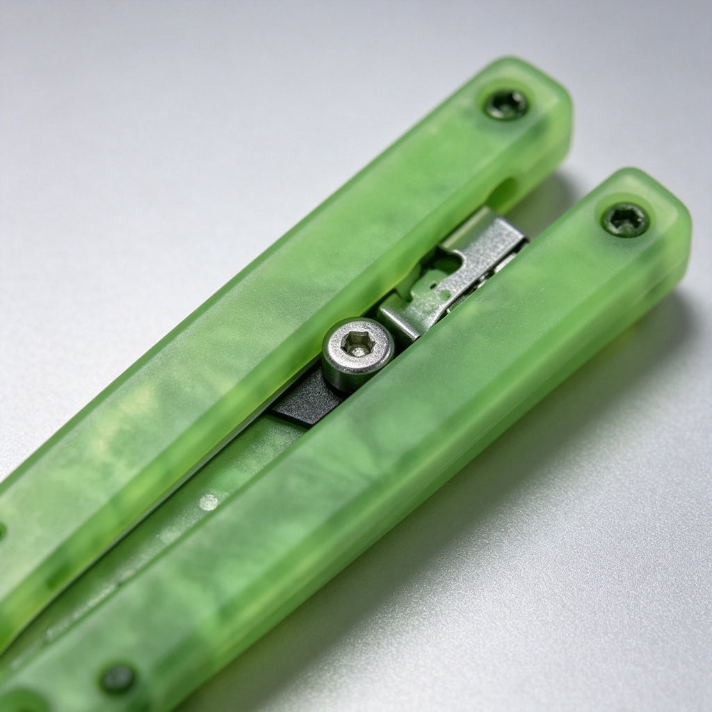 PH01 Butterfly Knife – Green Pattern
