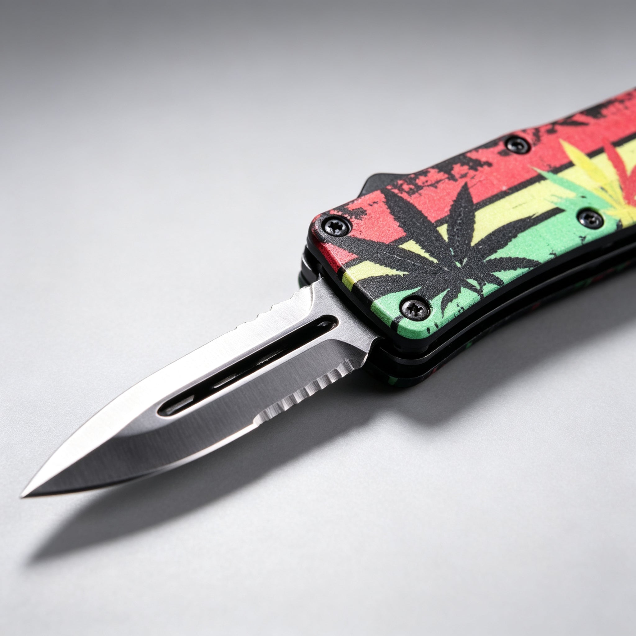 F145-8 Folding Knife Double-Edge Serrated – 170mm · 210g