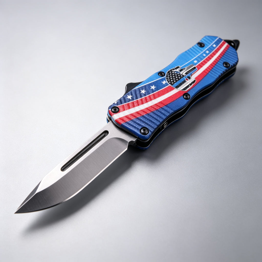 F146-4-2 Folding Knife Double-Edge Serrated – 170mm · 210g
