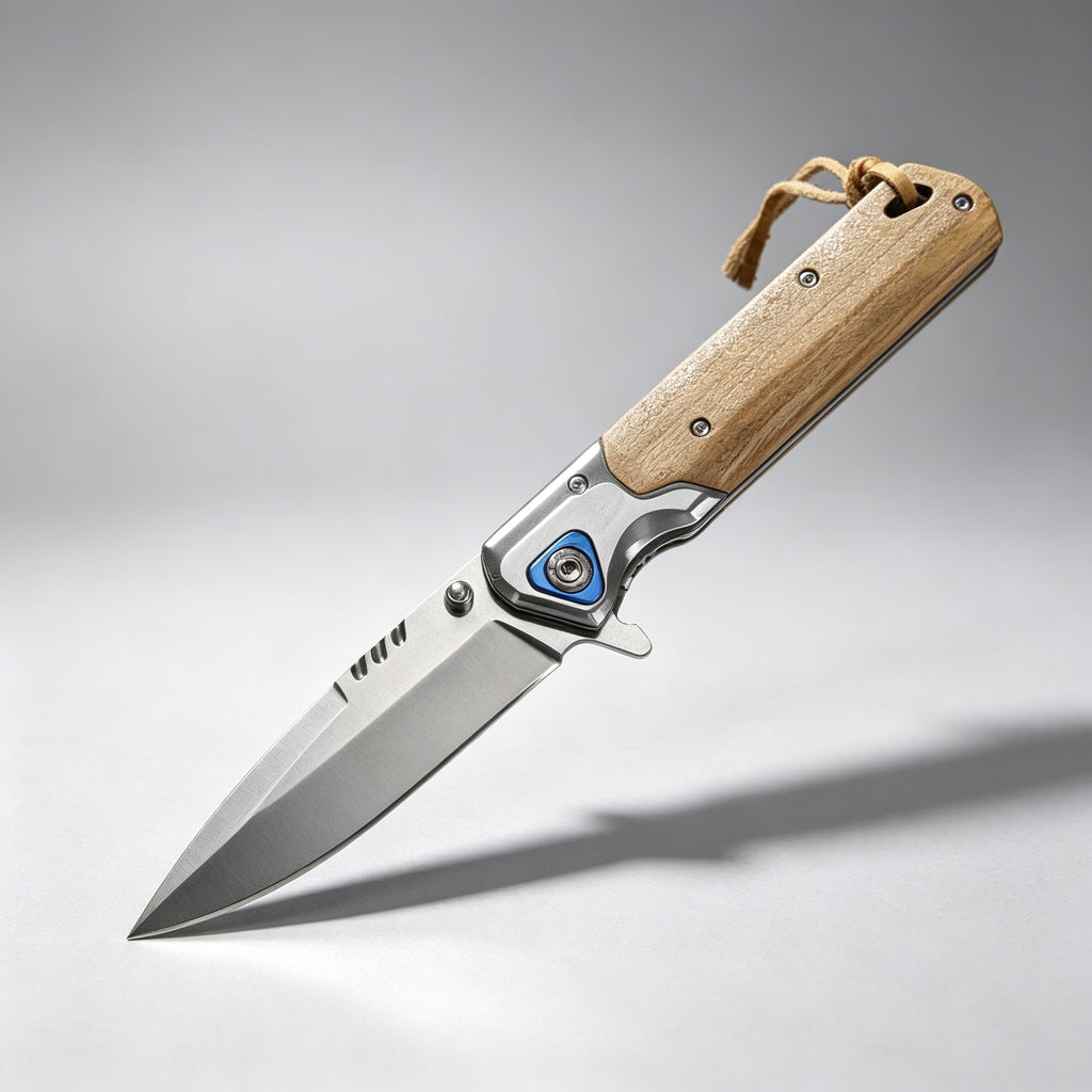 F213 Bearing Folding Knife Black Handle – 200mm · 142g