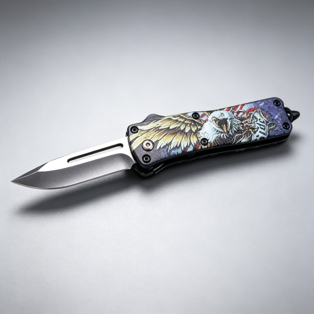 F145-2 Folding Knife Double-Edge Serrated – 170mm · 210g